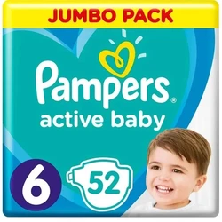 Pampers Active Baby-Dry maat 6 - 52 luiers