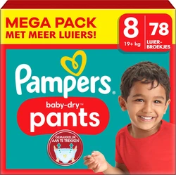Pampers - Baby Dry Pants - Maat 8 - Mega Pack - 78 luierbroekjes