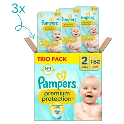Pampers Premium Protection Trio Pack Luiers maat 2
