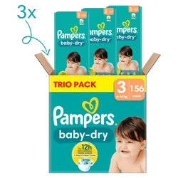 Pampers Baby Dry Trio Pack Luiers Maat 3