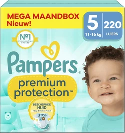 Pampers - Premium Protection - Maat 5 - Mega Maandbox - 220 luiers