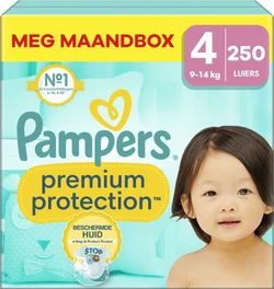 Pampers - Premium Protection - Maat 4 - Mega Maandbox - 250 luiers