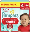 Pampers - Premium Protection Pants - Maat 4 - Mega Pack - 84 stuks