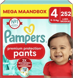 Pampers - Premium Protection Pants - Maat 4 - Mega Maandbox - 252 stuks