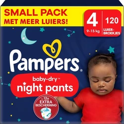 Pampers Baby Dry Nachtluiers van maat 4 met 120 luiers Pampers Baby Dry Nachtluiers van maat 4 met 120 luiers