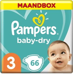 Pampers Baby Dry maat 3 met 66 luiers