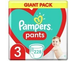 Pampers Baby Dry Pants Maat 3 - 228 Luierbroekjes Maandbox