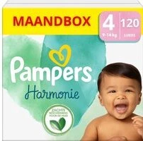 Pampers Harmonie Maat 4 - 120 Luiers Maandbox