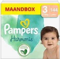 Pampers Harmonie Maat 3 - 144 Luiers Maandbox