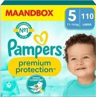 Pampers Premium Protection Maat 5 - 110 Luiers Maandbox