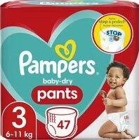 Pampers Baby Dry Pants - Maat 3 - 47 Luiers
