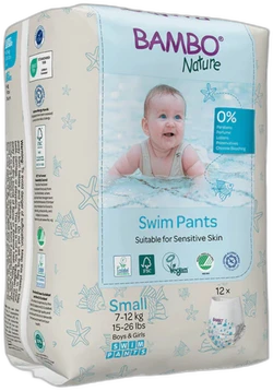 Bambo Nature Zwemluierbroekjes Maat S - 12 luiers Bambo Nature Zwemluierbroekjes Maat S - 12 luiers