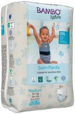 Bambo Nature Zwemluierbroekjes Maat M - 12 luiers Bambo Nature Zwemluierbroekjes Maat M - 12 luiers