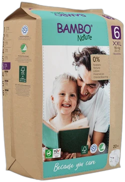 Bambo Nature luiers maat 6 - 20 luiers Bambo Nature luiers maat 6 - 20 luiers