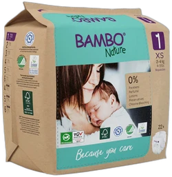 Bambo Nature luiers maat 1 - 22 luiers Bambo Nature luiers maat 1 - 22 luiers