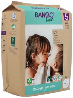 Bambo Nature luiers maat 5 22 luiers Bambo Nature luiers maat 5 22 luiers