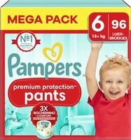 Pampers - Premium Protection Pants - Maat 6 - Mega Pack - 96 stuks Pampers - Premium Protection Pants - Maat 6 - Mega Pack - 96 stuks
