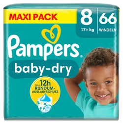 Pampers Baby-Dry maat 8 - 66 luiers Pampers Baby-Dry maat 8 - 66 luiers