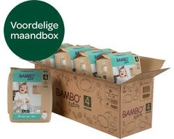 BAMBO Nature Luierbroekjes - Maat 4 (7-12 kg) - 100 stuks Maandbox