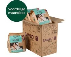 BAMBO Nature Luiers - Maat 1 (2-4 kg) - 132 stuks Maandbox BAMBO Nature Luiers - Maat 1 (2-4 kg) - 132 stuks Maandbox