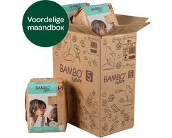 BAMBO Nature Luiers - Maat 5 (12-18 kg) - 132 stuks Maandbox BAMBO Nature Luiers - Maat 5 (12-18 kg) - 132 stuks Maandbox