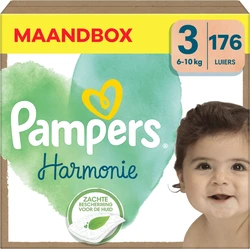 Pampers - Harmonie - Maat 3 - Maandbox - 176 stuks