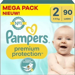Pampers - Premium Protection - Maat 2 - 90 stuk