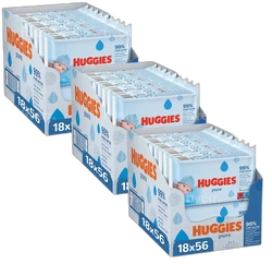 Huggies - Pure - Billendoekjes - 3024 babydoekjes - 54 x 56