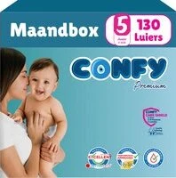 Confy Premium - Maat 5 - 130 luiers Confy Premium - Maat 5 - 130 luiers