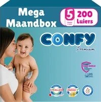 Confy Premium - Maat 5 - 200 luiers 