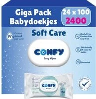 Confy Soft Care Billendoekjes - 24 x 100 Stuks