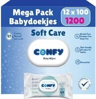 Confy Soft Care Billendoekjes - 12 x 100 Stuks