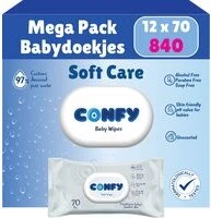 Confy Soft Care Billendoekjes - 12 x 70 Stuks