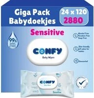 Confy Sensitive Billendoekjes - 24 x 120 Stuks