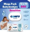 Confy Sensitive Billendoekjes - 12 x 70 Stuks