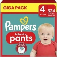 Pampers Baby-Dry Pants - Maat 4 - Mega Maandbox - 324 luierbroekjes