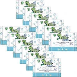 Kandoo Aquas Flushable Aqua doekjes, 12 x 50