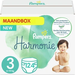 Pampers - Harmonie - Maat 3 - Maandbox - 124 luiers