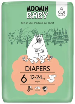Moomin Baby Luier Maat 6 34 luiers