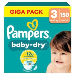 Pampers Baby-Dry Maat 3 - 150 Luiers
