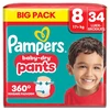 Pampers Baby-Dry Pants Maat 8 - 34 Luierbroekjes