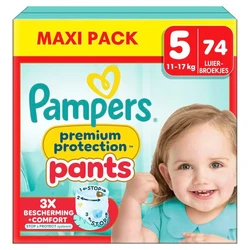 Pampers Premium Protection Pants Maat 5 - 74 Luierbroekjes