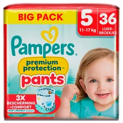 Pampers Premium Protection Pants Maat 5 - 36 Luierbroekjes
