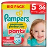 Pampers Premium Protection Pants Maat 5 - 36 Luierbroekjes