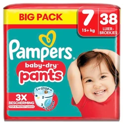 Pampers Baby-Dry Pants Maat 7 - 38 Luierbroekjes