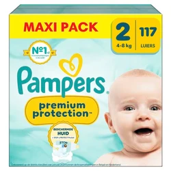 Pampers Premium Protection Maat 2 - 117 Luiers