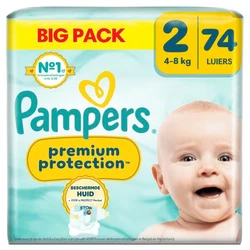 Pampers Premium Protection Maat 2 - 74 luiers