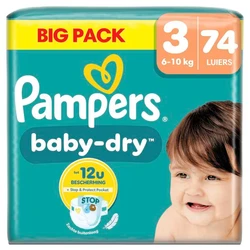 Pampers Baby-Dry Maat 3 - 74 luiers