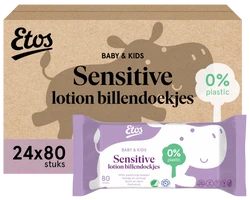 Etos Baby Lotion Sensitive Billendoekjes Megabox - 1920 stuks (24x 80 stuks) Etos Baby Lotion Sensitive Billendoekjes Megabox - 1920 stuks (24x 80 stuks)