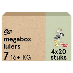 Etos Woezel & Pip Luiers XXL Maat 7 80 luiers